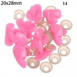 Szín: 14 - DIY Animals Gombok ovális biztonsági orrok babáknak Róka orr kézműves plüss állatorr disznó orra baba