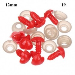 Szín: 19 - DIY Animals Gombok ovális biztonsági orrok babáknak Róka orr kézműves plüss állatorr disznó orra baba