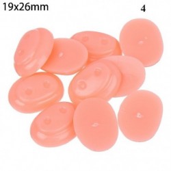 Szín: 4 - DIY Animals Gombok ovális biztonsági orrok babáknak Róka orr kézműves plüss állatorr disznó orra baba