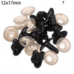 Szín: 7 - DIY Animals Gombok ovális biztonsági orrok babáknak Róka orr kézműves plüss állatorr disznó orra baba