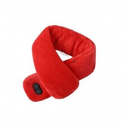Piros szín - Sál Újratölthető Hőmérséklet-szabályozó Pad Kendő Nyakvédő Elektromos Téli Melegítő Elektromos