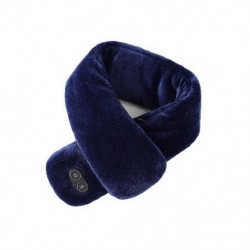 Szín: sötétkék - Sál Újratölthető Hőmérséklet-szabályozó Pad Kendő Nyakvédő Elektromos Téli Melegítő