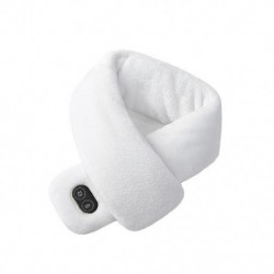 Fehér szín - Sál Újratölthető Hőmérséklet-szabályozó Pad Kendő Nyakvédő Elektromos Téli Melegítő Elektromos