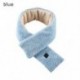 Szín: kék - Kendő Sál Újratölthető Unisex Pad Kendő Nyakvédő Melegítő Kendő Elektromos Téli Melegítő Elektromos