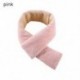 Szín: rózsaszín - Kendő Sál Újratölthető Unisex Pad Kendő Nyakvédő Melegítő Kendő Elektromos Téli Melegítő