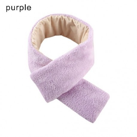 Szín: lila - Kendő Sál Újratölthető Unisex Pad Kendő Nyakvédő Melegítő Kendő Elektromos Téli Melegítő Elektromos