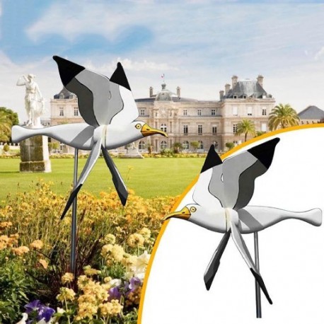 Dekoráció Pázsit dekoráció Kültéri dísztárgyak Parti kellékek Repülő madár szélmalom Udvari táblák Kerti