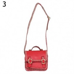 Szín: 3 - Új babaház gyerekeknek játékok kiegészítők pénztárca babák hátizsák PU bőrtáska baba kiegészítők