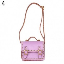 Szín: 4 - Új babaház gyerekeknek játékok kiegészítők pénztárca babák hátizsák PU bőrtáska baba kiegészítők