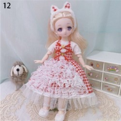 Szín: 12 - Új meglepetés ajándékba illesztett baba Kawaii képregény arc 1/6 Bjd Dolls Anime stílus