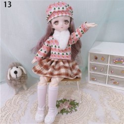 Szín: 13 - Új meglepetés ajándékba illesztett baba Kawaii képregény arc 1/6 Bjd Dolls Anime stílus