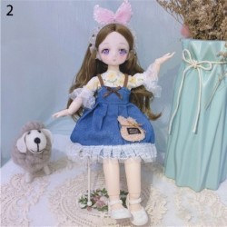 Szín: 2 - Új meglepetés ajándékba illesztett baba Kawaii képregény arc 1/6 Bjd Dolls Anime stílus