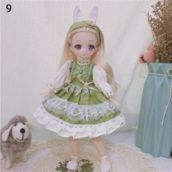 Szín: 9 - Új meglepetés ajándékba illesztett baba Kawaii képregény arc 1/6 Bjd Dolls Anime stílus