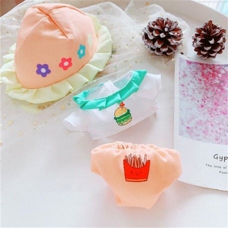 Szín: 7 - Baba Kellékek Overálok Sárga Kacsa Születésnapi Ajándékok Otthoni dekoráció Pulóver Plüss Játék Ruhák