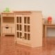 Fehér szín - Kiegészítők 1:12 Mini babaház szimuláció babaház bútor miniatűr szekrény modell fa bútor modell