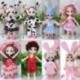 Szín: 1 - Kiegészítők Obitsu 11 Ob11 1/12Bjd Molly Body 16~17cm Babák Ruhák Állati baba öltöny Gyönyörű baba