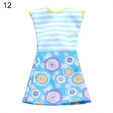 Szín: 12 - 30 cm-es gyerek ajándék játék 2022 barkács baba kiegészítők hétköznapi viselet lány ruhák baba ruha