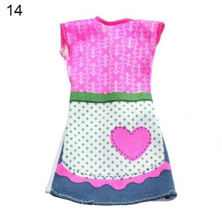 Szín: 14 - 30 cm-es gyerek ajándék játék 2022 barkács baba kiegészítők hétköznapi viselet lány ruhák baba ruha