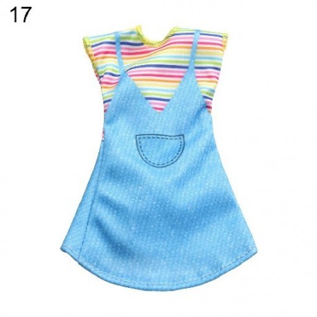 Szín: 17 - 30 cm-es gyerek ajándék játék 2022 barkács baba kiegészítők hétköznapi viselet lány ruhák baba ruha