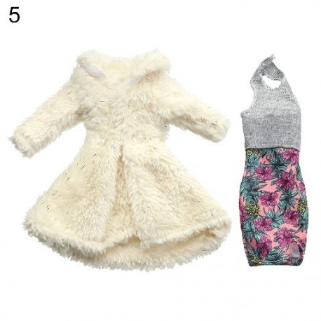 Szín: 5 - 30 cm-es gyerek ajándék játék 2022 barkács baba kiegészítők hétköznapi viselet lány ruhák baba ruha