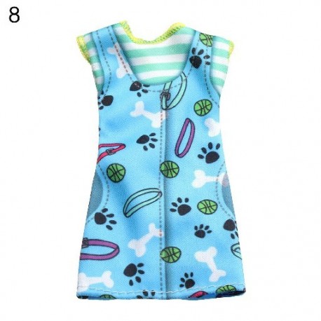 Szín: 8 - 30 cm-es gyerek ajándék játék 2022 barkács baba kiegészítők hétköznapi viselet lány ruhák baba ruha