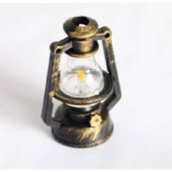 Szín: 1-es típus - Játék babaház dekoráció mikro táj babaház kiegészítők miniatűr olajlámpa Mini petróleum