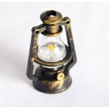 Szín: 1-es típus - Játék babaház dekoráció mikro táj babaház kiegészítők miniatűr olajlámpa Mini petróleum