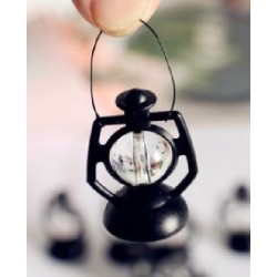 Szín: 3-as típus - Játék babaház dekoráció mikro táj babaház kiegészítők miniatűr olajlámpa Mini petróleum