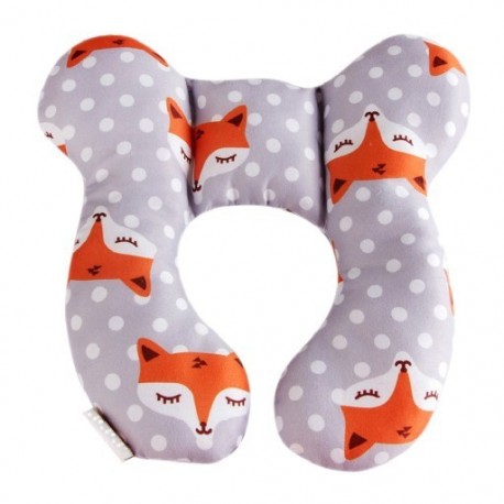 Szín: 2 - Cartoon biztonsági gördülésgátló alvás közben fejvédő U-alakú párna baba párna babakocsi autósülés