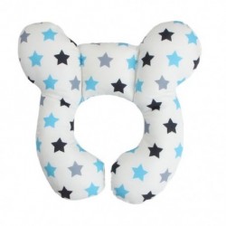 Szín: 3 - Cartoon biztonsági gördülésgátló alvás közben fejvédő U-alakú párna baba párna babakocsi autósülés