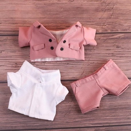 Szín: 1 - 3db/készlet Új Gyerek Ajándék Divatos Öltöny Idol Babáknak 20cm Baba Ruhák Outfitek Plüss Babák Ruhák