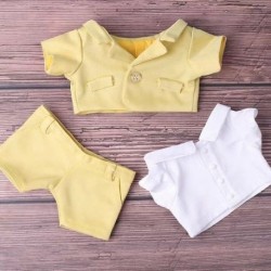 Szín: 4 - 3db/készlet Új Gyerek Ajándék Divatos Öltöny Idol Babáknak 20cm Baba Ruhák Outfitek Plüss Babák Ruhák