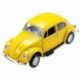 Szín: sárga - Dekor Retro Figurák Vintage Autó Modell Játék Miniatűr Bogár