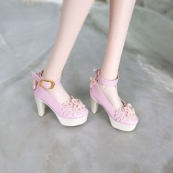 Szín: 4 - Divat 6,5 cm-es baba 4 stílust viselő PU bőr Különböző színek Játékház kiegészítők Szövet cipők 60 cm