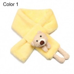 Szín: Szín 1 - Divat műszőrme plüss kendő szélálló meleg előke plüss sálak medve kereszt sál nyakkendő