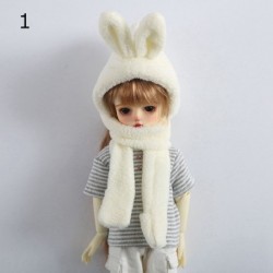 Szín: 1 - Babaruha Kiegészítők 30 cm-es babákhoz Divat Ruha Rajzfilm Kötött Kalapok 1/6 bjd Kalap Állati Fülsapkák