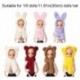 Szín: 3 - Babaruha Kiegészítők 30 cm-es babákhoz Divat Ruha Rajzfilm Kötött Kalapok 1/6 bjd Kalap Állati Fülsapkák