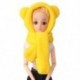 Szín: 4 - Babaruha Kiegészítők 30 cm-es babákhoz Divat Ruha Rajzfilm Kötött Kalapok 1/6 bjd Kalap Állati Fülsapkák