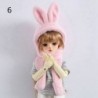 Szín: 6 - Babaruha Kiegészítők 30 cm-es babákhoz Divat Ruha Rajzfilm Kötött Kalapok 1/6 bjd Kalap Állati Fülsapkák
