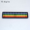 Szín: 15 számjegy - gyerekeknek 7-15 számjegyű matematikai oktatási számtani játék Abacus gyerek Montessori játékok
