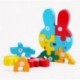 Szín: 16 - Dinoszaurusz játék gyerekeknek tipegő 2 3 4 éves puzzle fa 3D Montessori