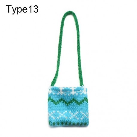 Szín: 13-as típus - 20 cm-es babatáskák Rajzfilm Állat Panda Sárgarépa Miniatűr Crossbody Messenger Bag Babák