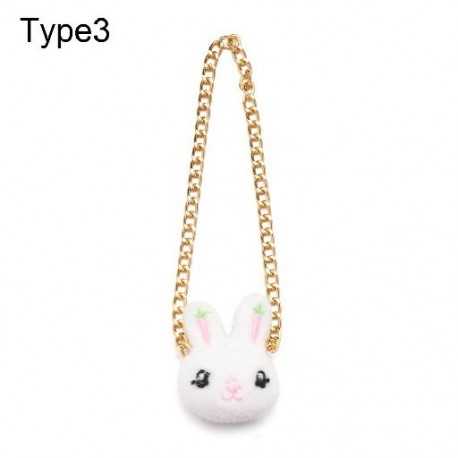 Szín: 3-as típus - 20 cm-es babatáskák Rajzfilm Állat Panda Sárgarépa Miniatűr Crossbody Messenger Bag Babák