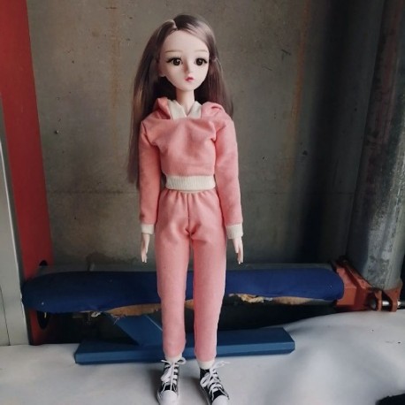 Szín: 3 - 60 cm-es babákhoz Lányok Babanadrágok Baba kapucnis pulóverek Kiegészítők Divat babaruha 1/3 babaruha Pamut