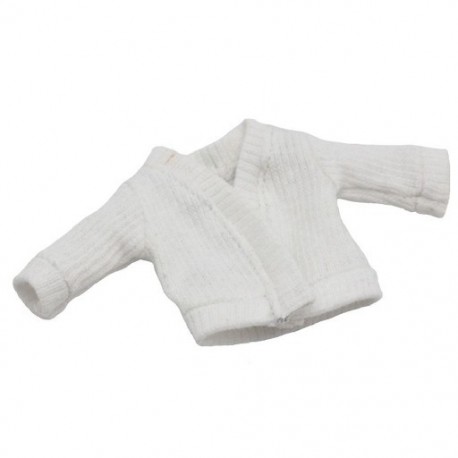 Fehér szín - Ajándék Játékok Gyerekek Barkács Kézzel Készített Többszínű Szőrme Kabát Mini Kötött Pulóver