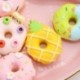 Szín: 4 - Kawaii gyanta mesterséges dekoratív dísz miniatűr élelmiszer babaház fánk barkács kézműves játék