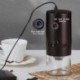: Fekete elektromos daráló kerámia ajándékkefe usb töltőkábel - Háztartási elektromos kávébab-daráló készlet