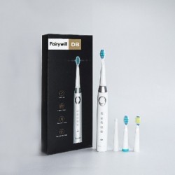 Fehér szín - Fairywill D8 Sonic elektromos fogkefe felnőtt újratölthető páros automatikus fehér fogkefe Fw508