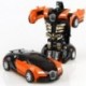 Szín: kék - Gyerekjáték egykattintásos ütés deformációs autó Robot autó tehetetlenségi játék autó fiúk és