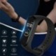 Szín: kék - M4 intelligens karkötő pulzusmérő Vérnyomás Véroxigén információ Push Fitness Sport Bluetooth